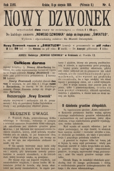 Nowy Dzwonek. 1909 (Półrocze II), nr 4