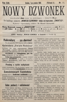 Nowy Dzwonek. 1909 (Półrocze II), nr 11