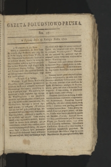 Gazeta Południowo-Pruska. 1800, nr 15