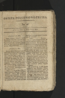 Gazeta Południowo-Pruska. 1800, nr 42