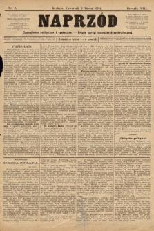 Naprzód : czasopismo polityczne i społeczne : organ partyi socyalno-demokratycznej. 1899, nr 9