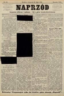 Naprzód : czasopismo polityczne i społeczne : organ partyi socyalno-demokratycznej. 1899, nr 19