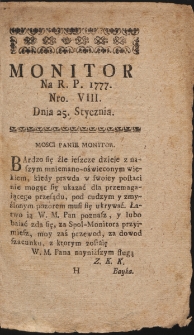 Monitor. 1777, nr 8