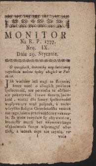 Monitor. 1777, nr 9