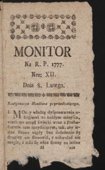 Monitor. 1777, nr 12