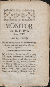 Monitor. 1777, nr 14