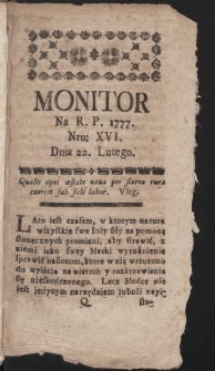 Monitor. 1777, nr 16