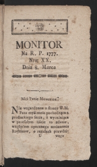 Monitor. 1777, nr 20