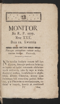 Monitor. 1777, nr 30