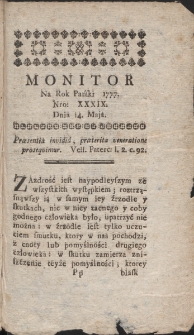 Monitor. 1777, nr 39