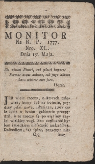 Monitor. 1777, nr 40