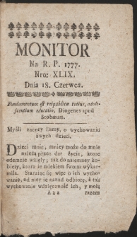 Monitor. 1777, nr 49