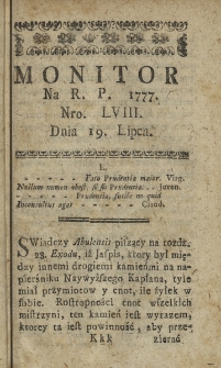 Monitor. 1777, nr 58