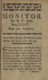 Monitor. 1777, nr 67
