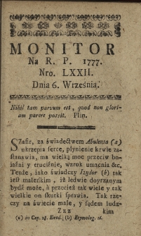 Monitor. 1777, nr 72