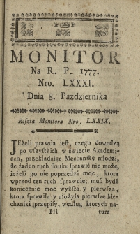 Monitor. 1777, nr 81