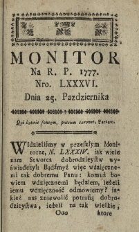 Monitor. 1777, nr 86
