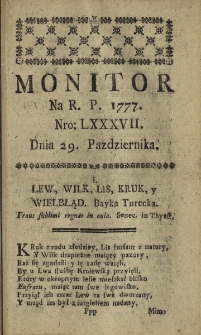 Monitor. 1777, nr 87