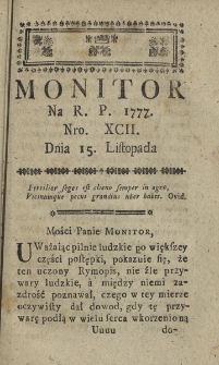 Monitor. 1777, nr 92