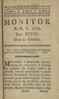 Monitor. 1777, nr 98