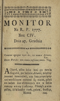 Monitor. 1777, nr 104