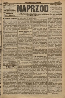 Naprzód : organ centralny polskiej partyi socyalno-demokratycznej. 1909, nr 20