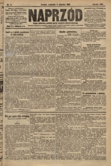Naprzód : organ centralny polskiej partyi socyalno-demokratycznej. 1909, nr 21