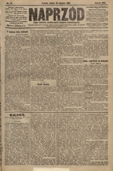 Naprzód : organ centralny polskiej partyi socyalno-demokratycznej. 1909, nr 30