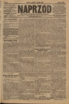 Naprzód : organ centralny polskiej partyi socyalno-demokratycznej. 1909, nr 35