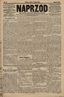 Naprzód : organ centralny polskiej partyi socyalno-demokratycznej. 1909, nr 37