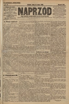 Naprzód : organ centralny polskiej partyi socyalno-demokratycznej. 1909, nr 87 (po konfiskacie nakład drugi)