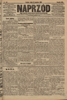 Naprzód : organ centralny polskiej partyi socyalno-demokratycznej. 1909, nr 167