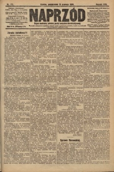 Naprzód : organ centralny polskiej partyi socyalno-demokratycznej. 1909, nr 172