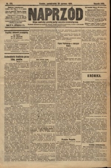 Naprzód : organ centralny polskiej partyi socyalno-demokratycznej. 1909, nr 179