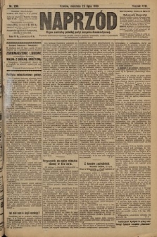 Naprzód : organ centralny polskiej partyi socyalno-demokratycznej. 1909, nr 206