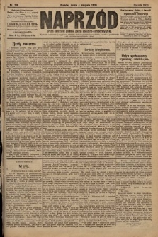 Naprzód : organ centralny polskiej partyi socyalno-demokratycznej. 1909, nr 216