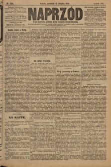 Naprzód : organ centralny polskiej partyi socyalno-demokratycznej. 1909, nr 224