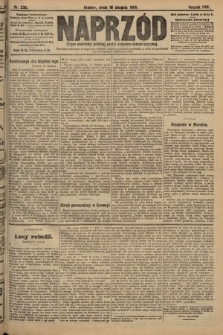 Naprzód : organ centralny polskiej partyi socyalno-demokratycznej. 1909, nr 230