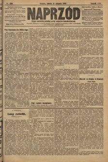 Naprzód : organ centralny polskiej partyi socyalno-demokratycznej. 1909, nr 233