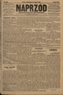 Naprzód : organ centralny polskiej partyi socyalno-demokratycznej. 1909, nr 235
