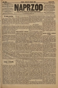 Naprzód : organ centralny polskiej partyi socyalno-demokratycznej. 1909, nr 236