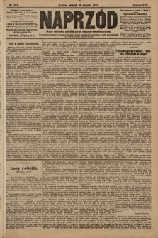 Naprzód : organ centralny polskiej partyi socyalno-demokratycznej. 1909, nr 243