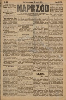 Naprzód : organ centralny polskiej partyi socyalno-demokratycznej. 1909, nr 256