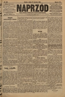 Naprzód : organ centralny polskiej partyi socyalno-demokratycznej. 1909, nr 261