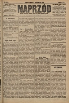 Naprzód : organ centralny polskiej partyi socyalno-demokratycznej. 1909, nr 278