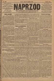 Naprzód : organ centralny polskiej partyi socyalno-demokratycznej. 1909, nr 348