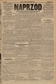 Naprzód : organ centralny polskiej partyi socyalno-demokratycznej. 1909, nr 352