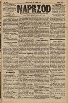 Naprzód : organ centralny polskiej partyi socyalno-demokratycznej. 1909, nr 353