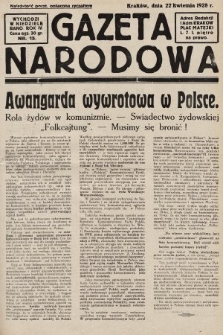 Gazeta Narodowa. 1928, nr 15