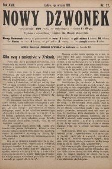 Nowy Dzwonek. 1910, nr 17